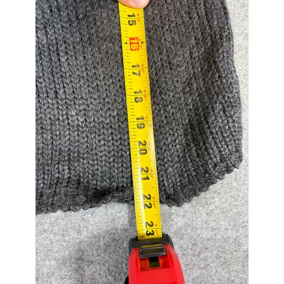 Its Our Time Sweater Womens Small Gray Fair Isle Chunky Knit Turtleneck Nordic - Picture 3 of 5